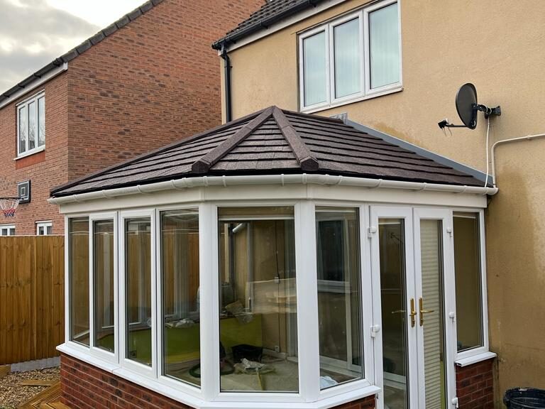 modern conservatory replacement roof