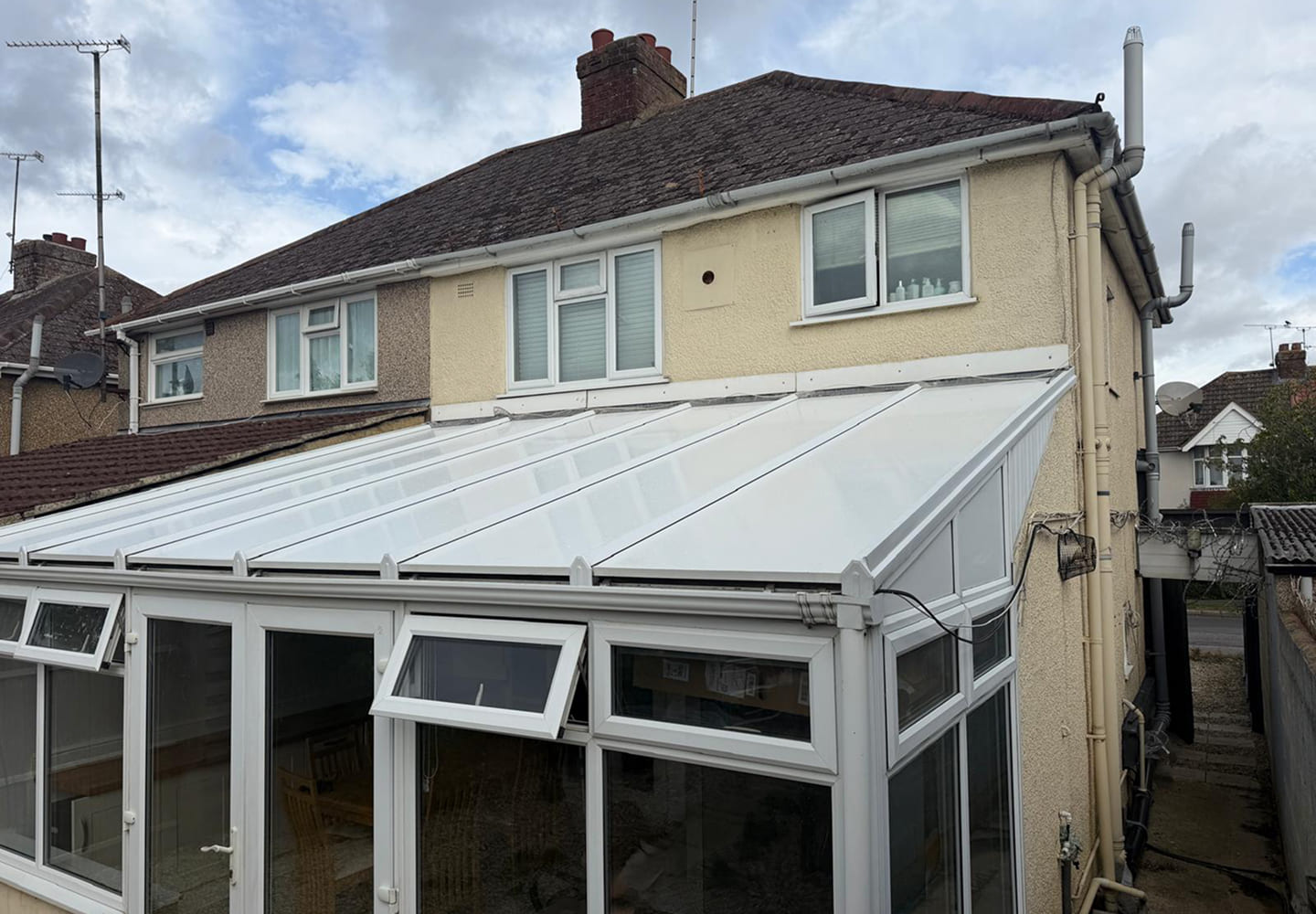 best replacement roof for conservatory comfort rosy panels img